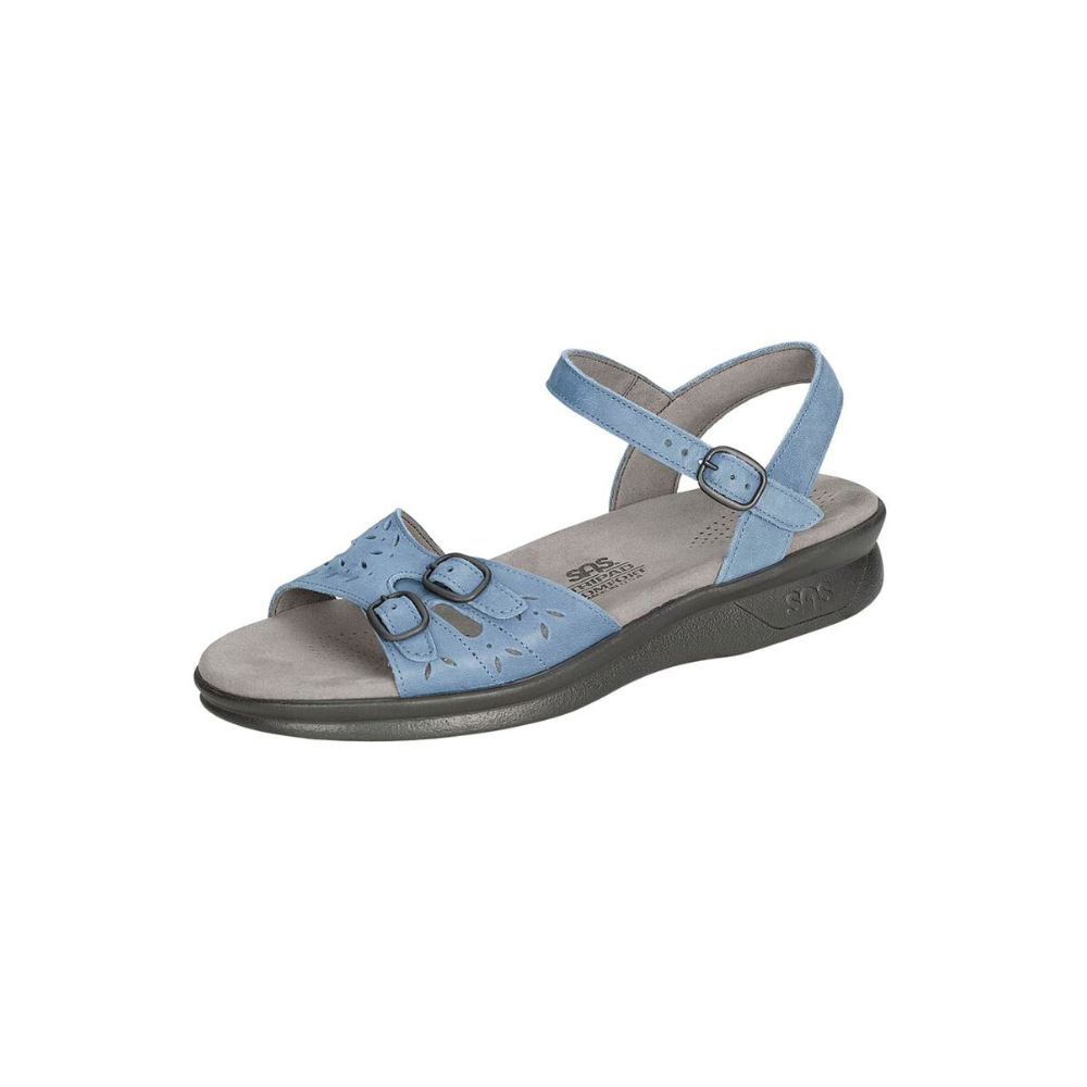 SAS Women's Duo - Quarter Strap Comfort Sandal - Denim