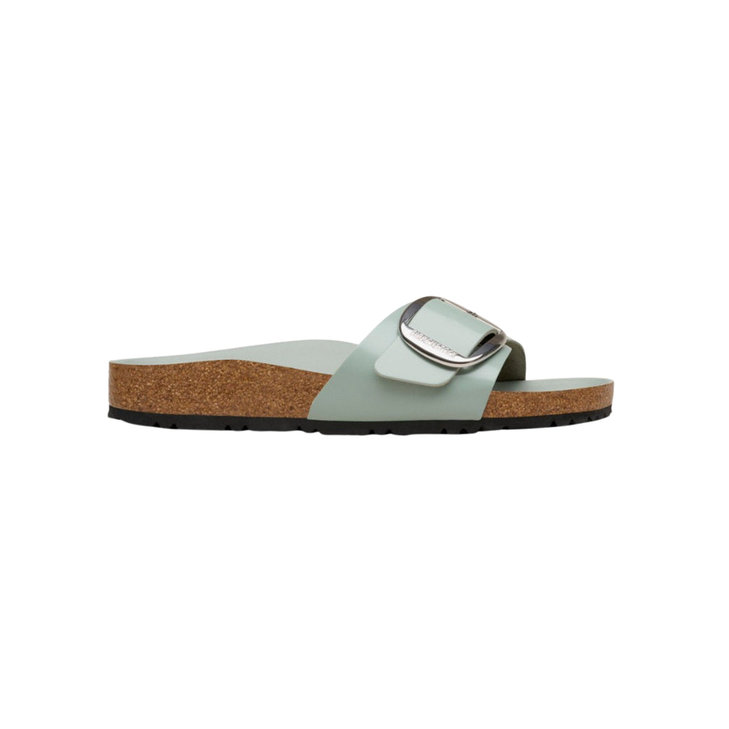 Birkenstock Madrid Big Buckle Patent Leather Sandals – Pure Sage