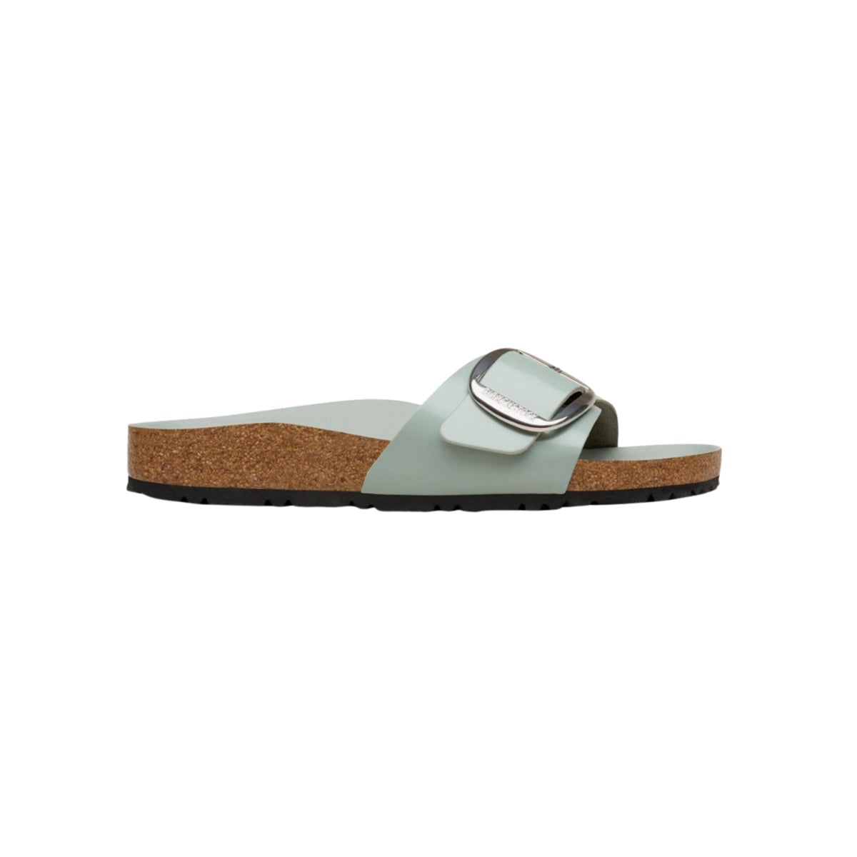 Birkenstock Madrid Big Buckle Patent Leather Sandals – Pure Sage