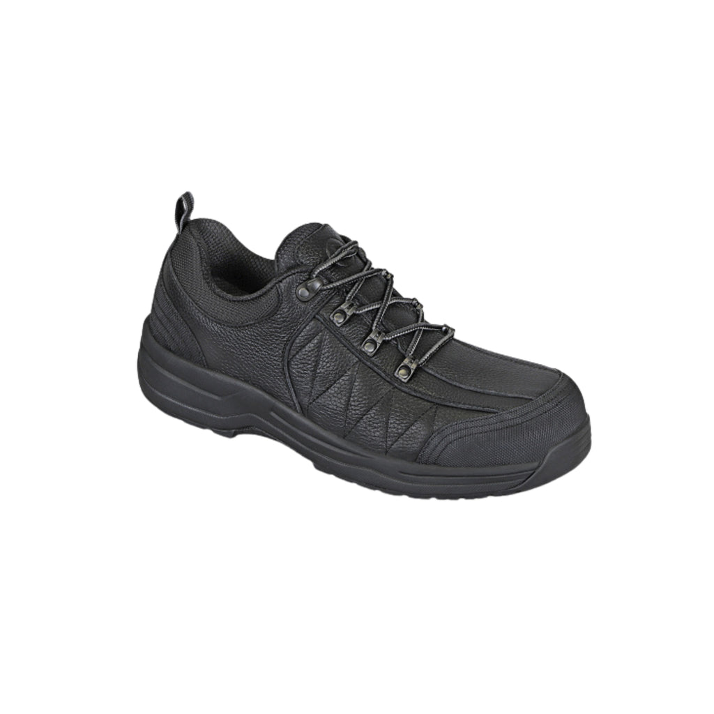 Orthofeet Men’s Basalt Waterproof Composite Toe Work Shoes – Black