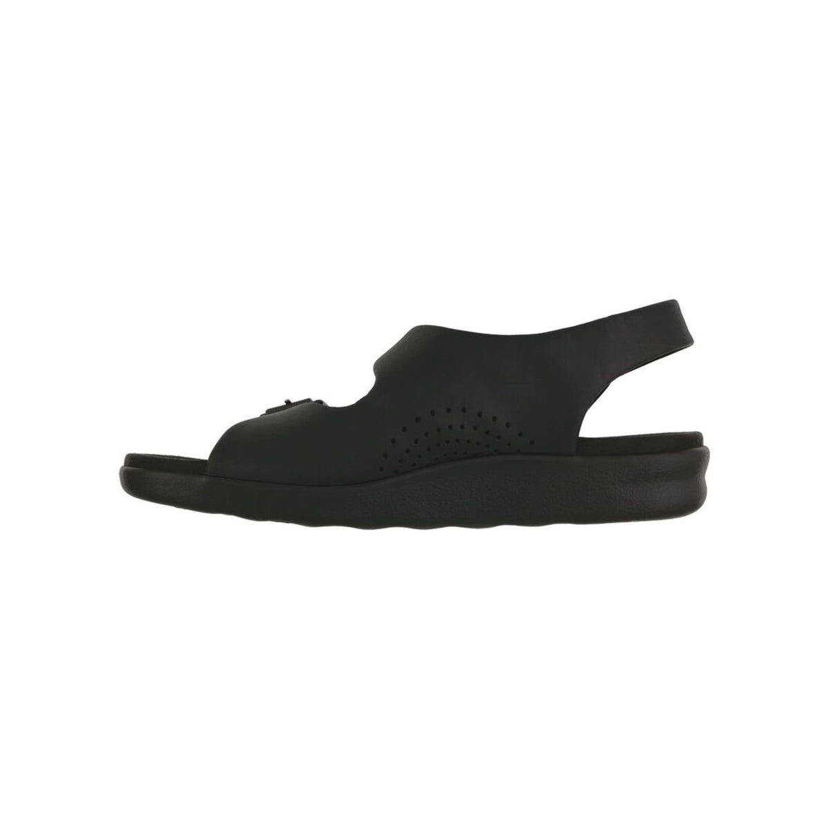 SAS Men's Bravo Leather Adjustable Heel Strap Sandal – Black Bear