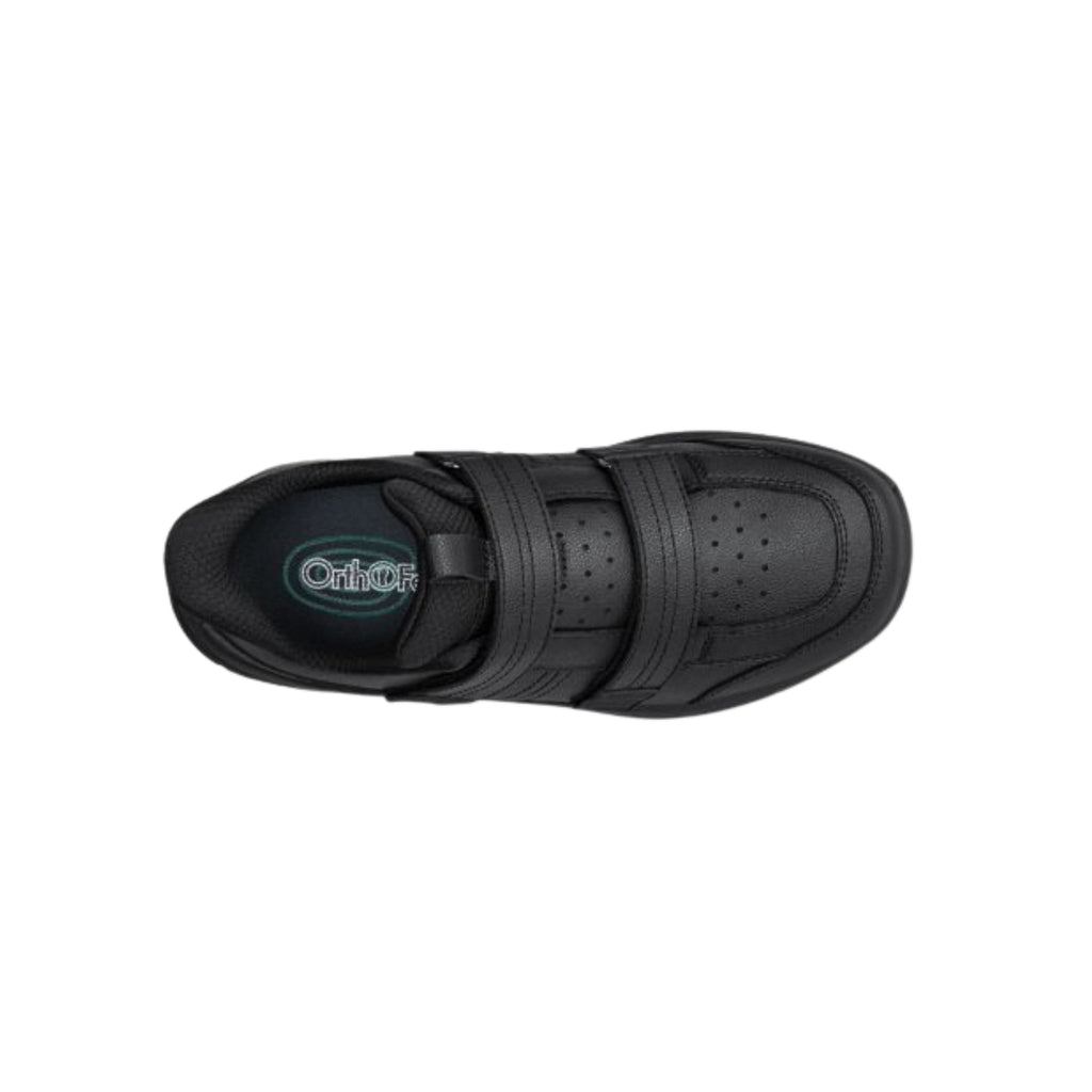 Orthofeet Men's Oak Hands-Free Double Depth Shoes – Black