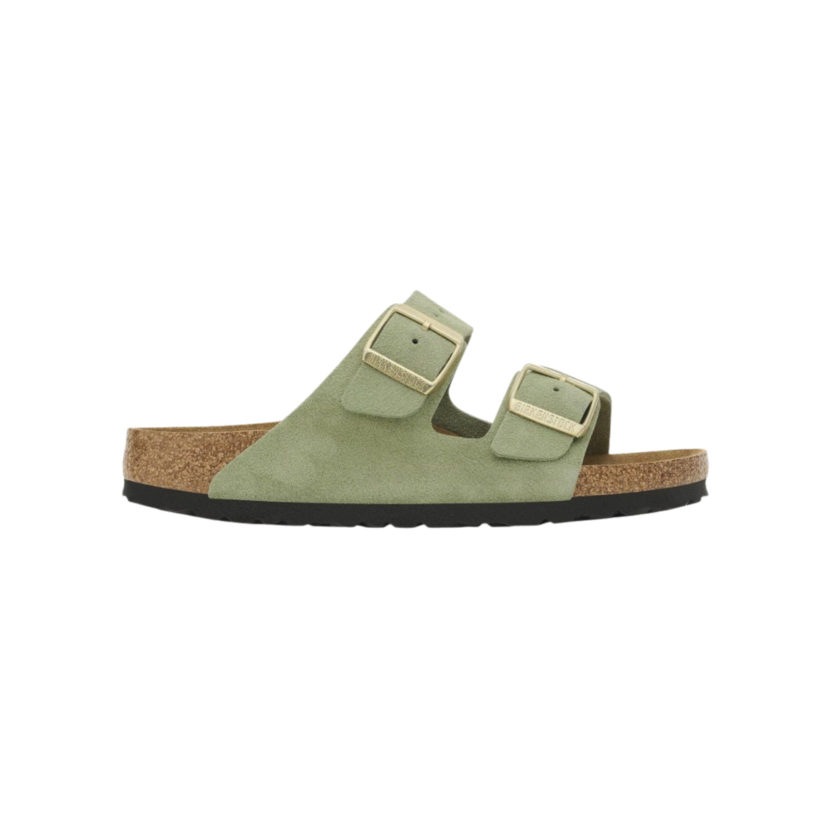 Birkenstock Arizona Soft Footbed Suede Leather Green Tea Unisex Sandal
