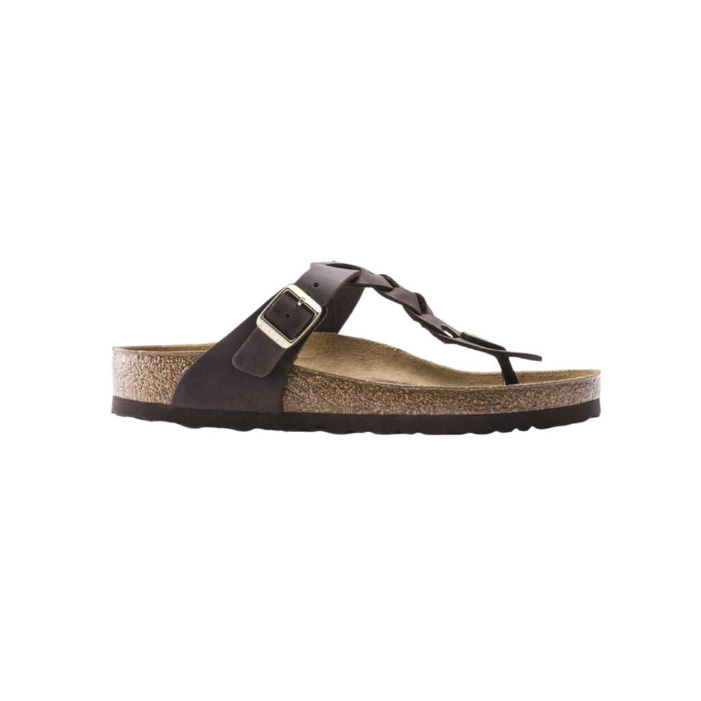 Birkenstock Women's Gizeh Braided - Habana oil Leather Sandals