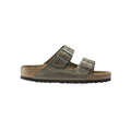 Birkenstock Arizona Soft Footbed Oiled Leather Faded Khaki Sandal