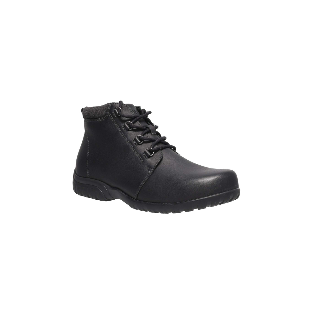 Propét Women's Delaney Leather Everyday Comfort Ankle Boot - Black