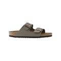 Birkenstock Arizona Birkibuc Stone Leather Unisex Sandal