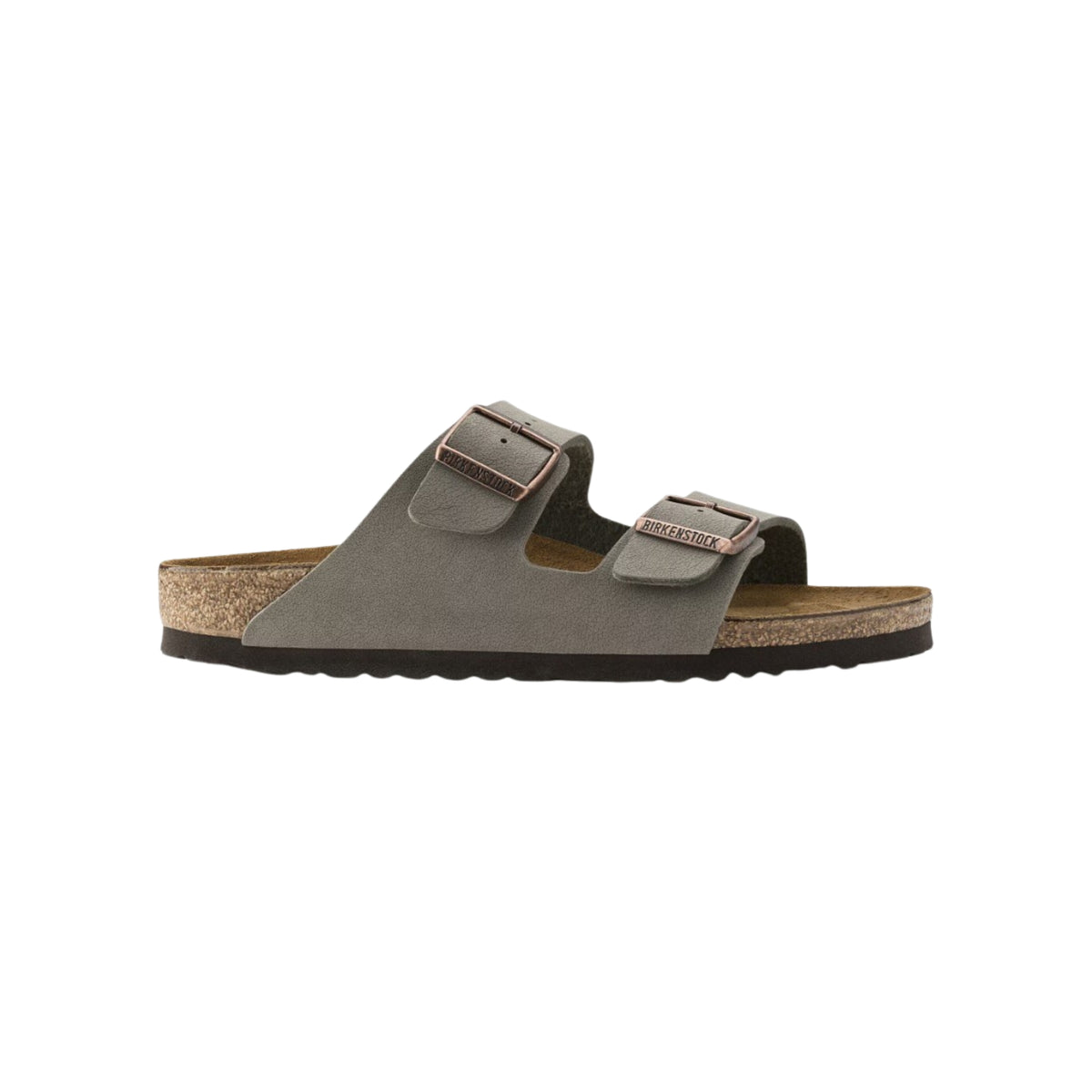 Birkenstock Arizona Birkibuc Stone Leather Unisex Sandal
