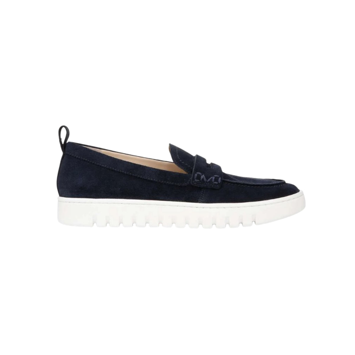 Vionic Women's Uptown Loafer Navy / White Suede Shoes