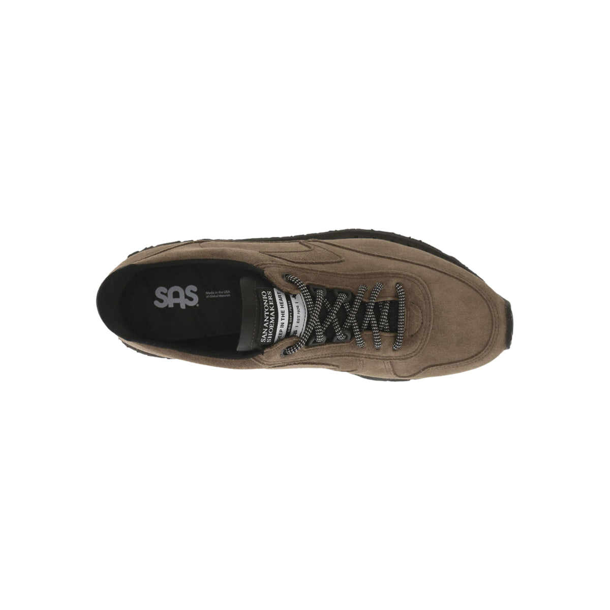 SAS Men's 7eventy6ix-Y Leather Lace-Up Sneaker – Almond