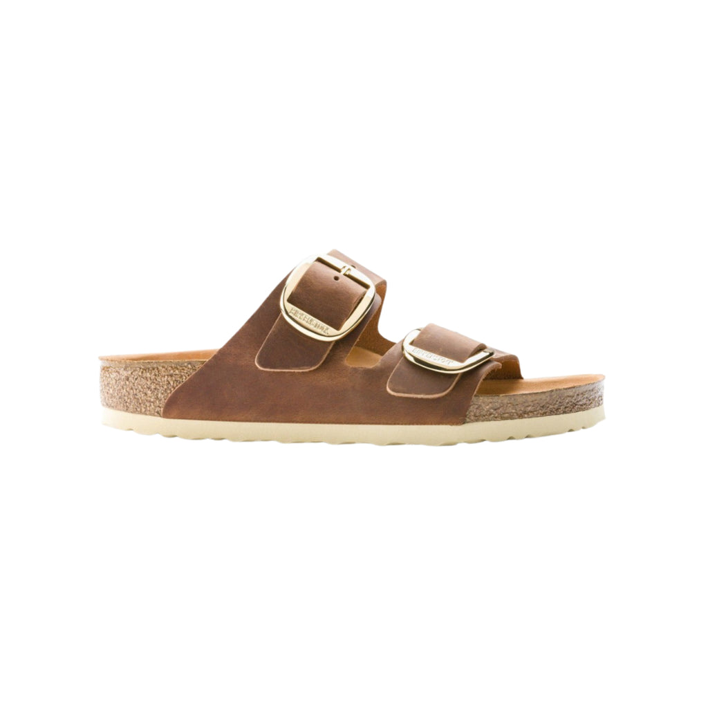 Birkenstock Arizona Big Buckle Sandals - Cognac Oiled Leather - Regular