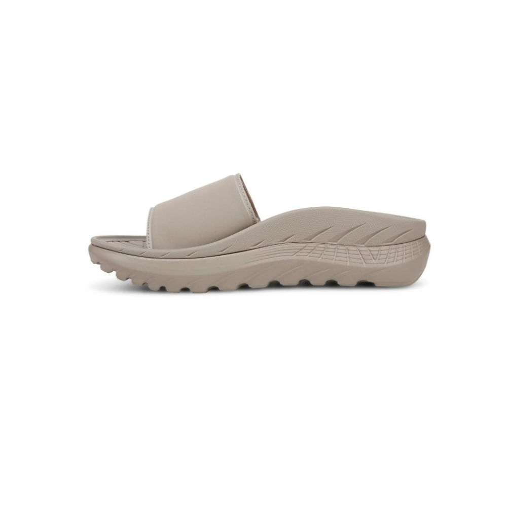 Vionic Rejuvenate Unisex  Supportive Recovery Slide Sandals - Cobblestone