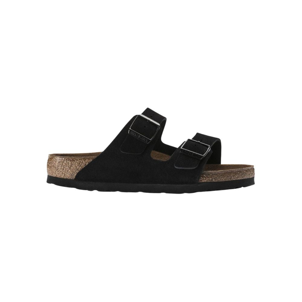 Birkenstock Arizona Soft Footbed Sandal – Black Suede