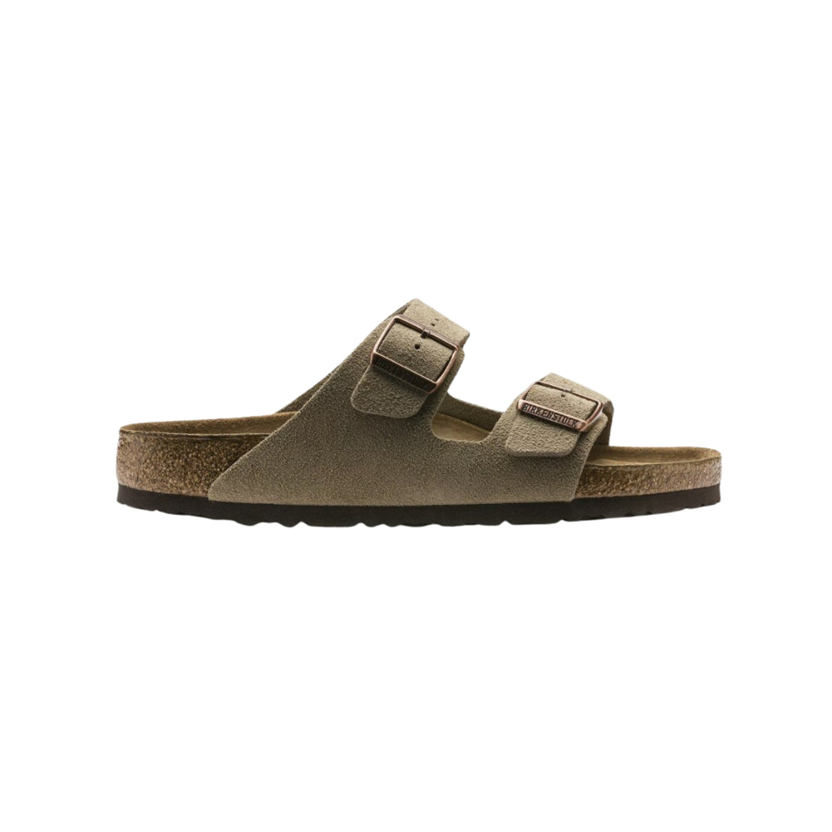 Birkenstock Arizona Soft Footbed Suede Unisex Sandal - Taupe