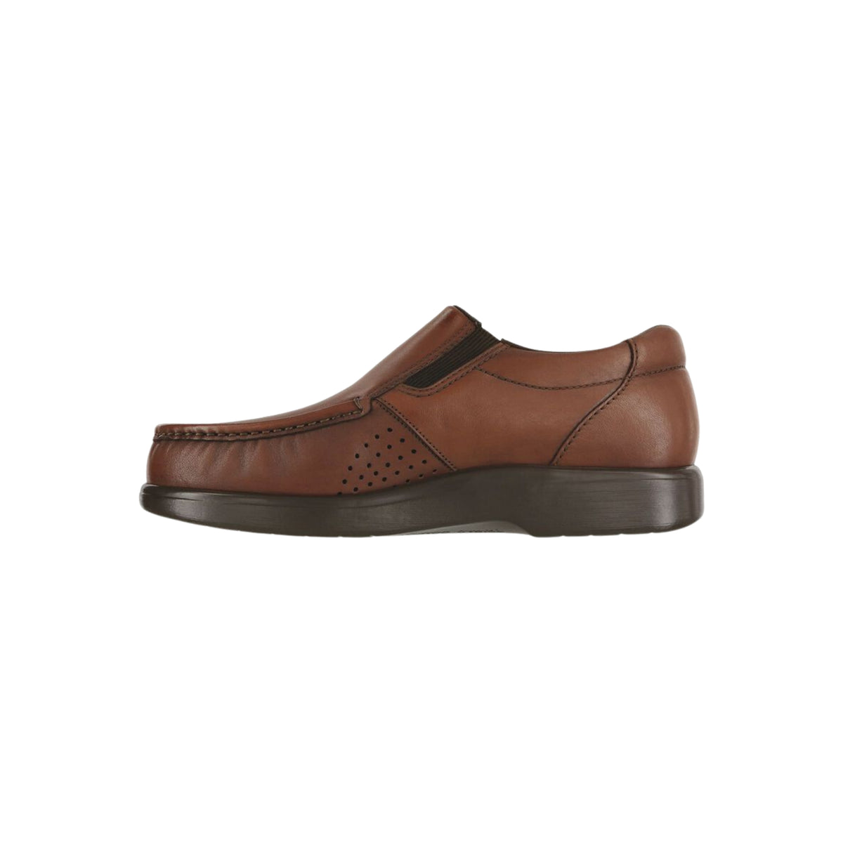 SAS Men’s Side Gore Slip-On Dress Shoes – Antique Tan