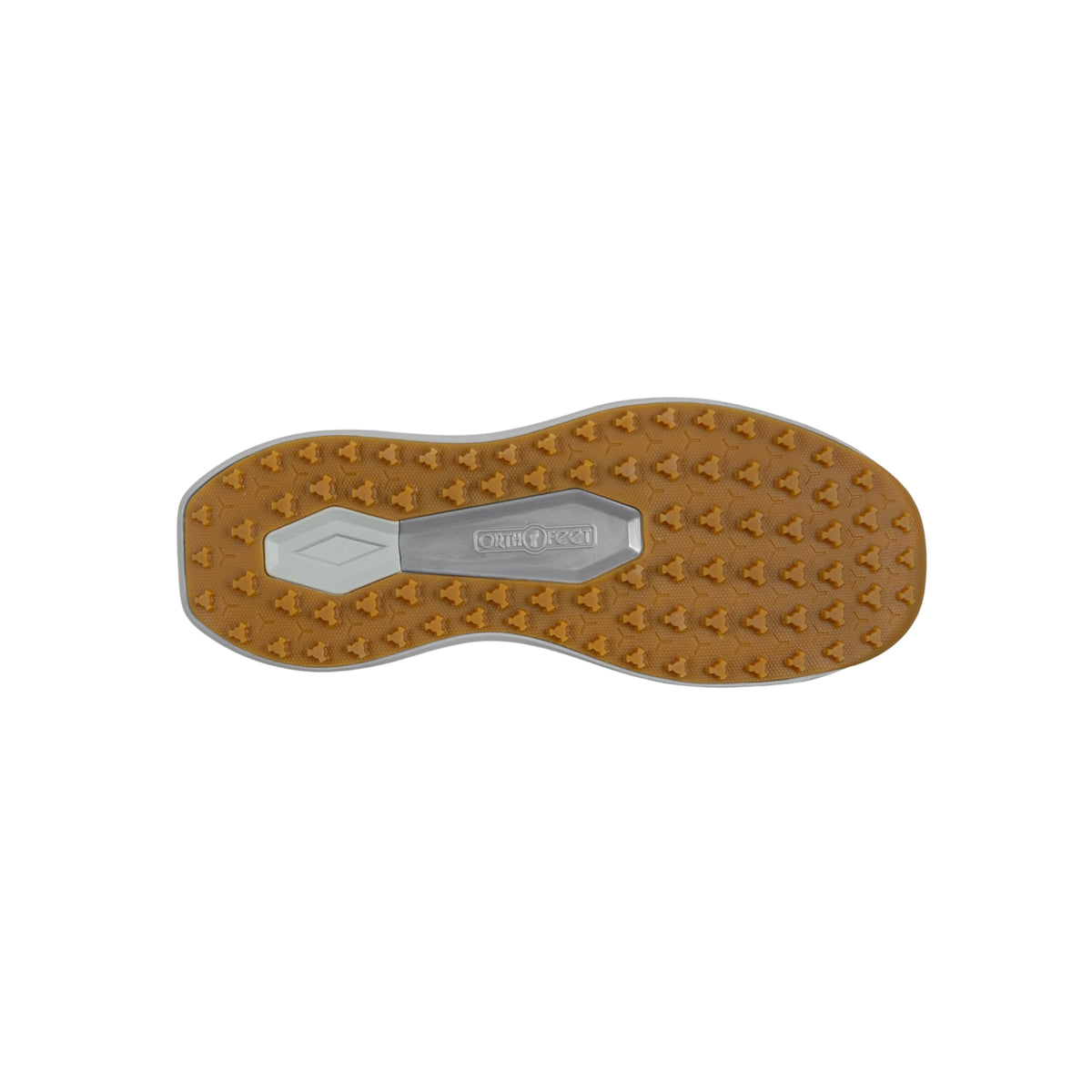 Orthofeet Men's Birdie Hands-Free Water-Repellent Golf Shoes – Gray