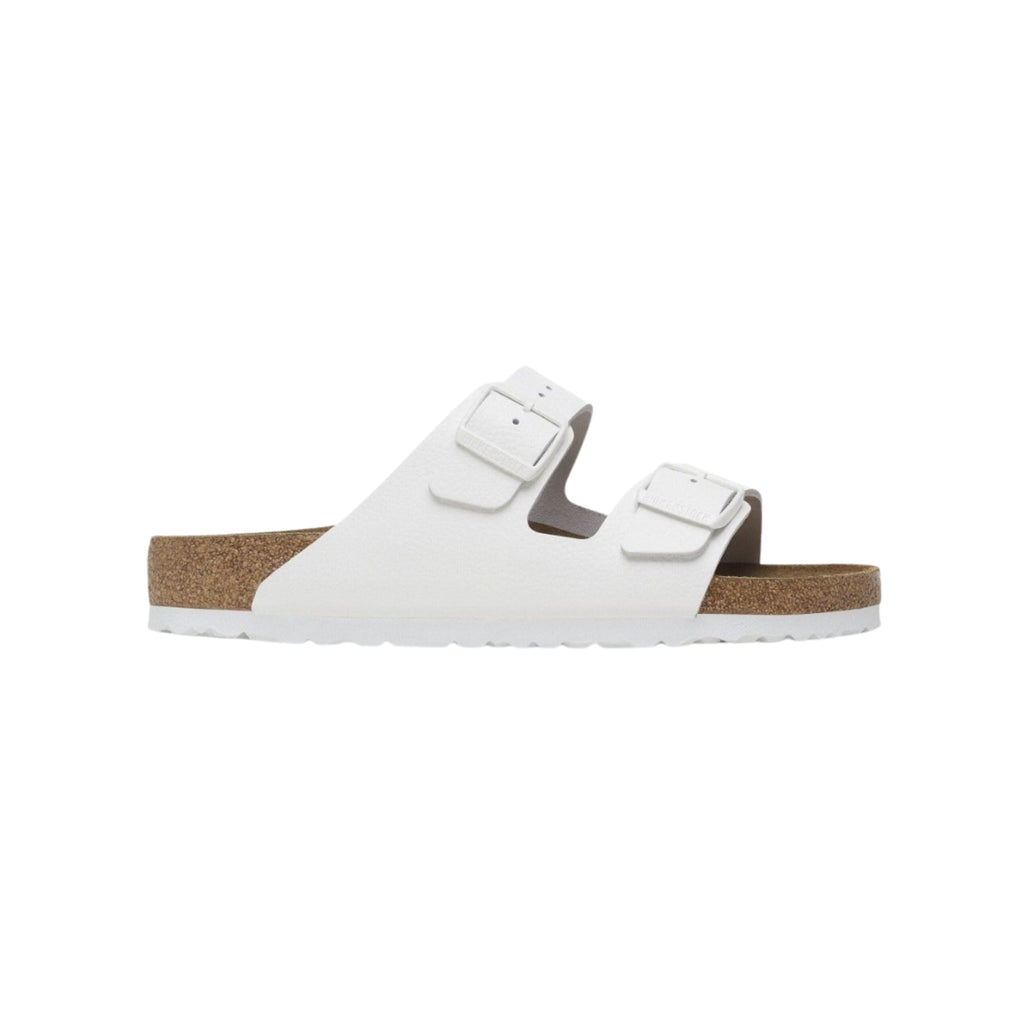 Birkenstock Arizona Soft Footbed White Leather Unisex Sandal