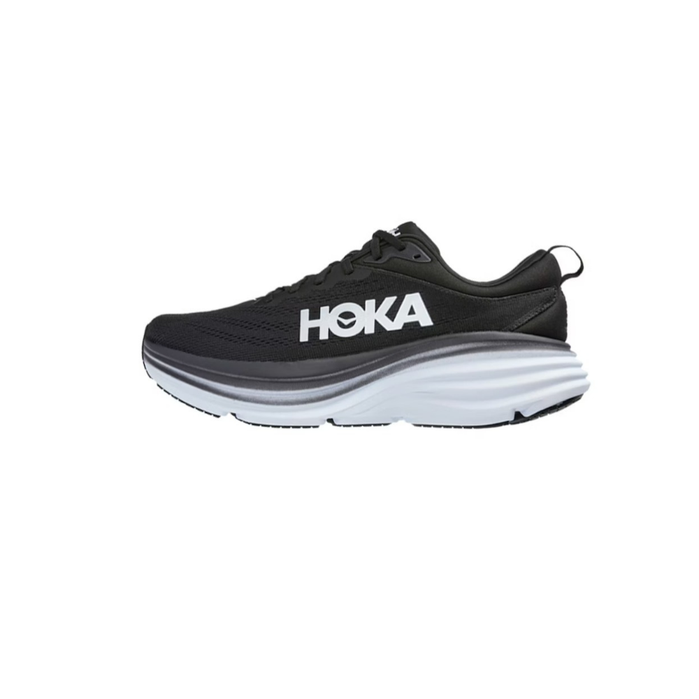 Hoka Women’s Bondi 8 - Black / White Maximal Cushioned Shoes - 1127952-BWHT | W