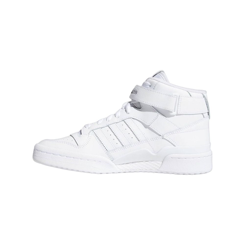 Adidas Originals Women's Forum Mid Sneakers - Cloud White / Shock Pink
