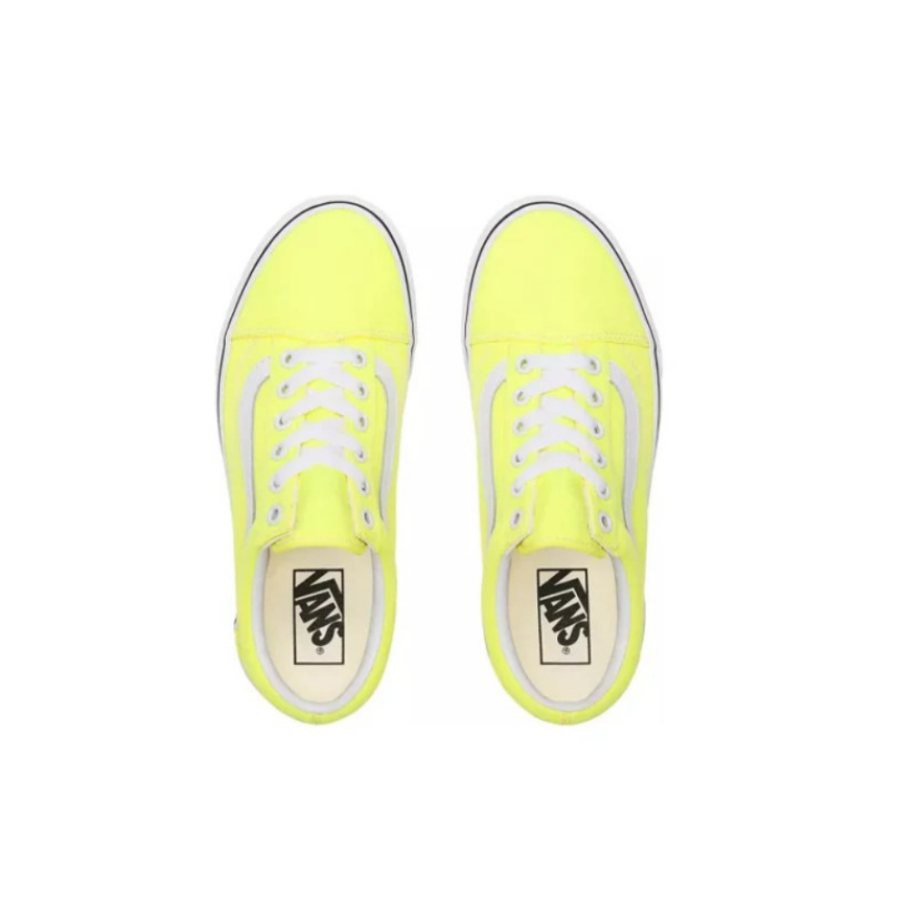 Vans Old Skool Classic (Neon) Lemon Tonic/True White Unisex Sneakers
