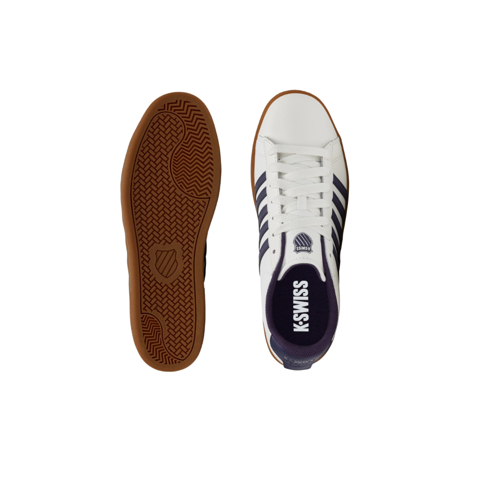 K-Swiss Court Tiebreak II Men's Bright White/Naval Academy/Gum 04413-140-M