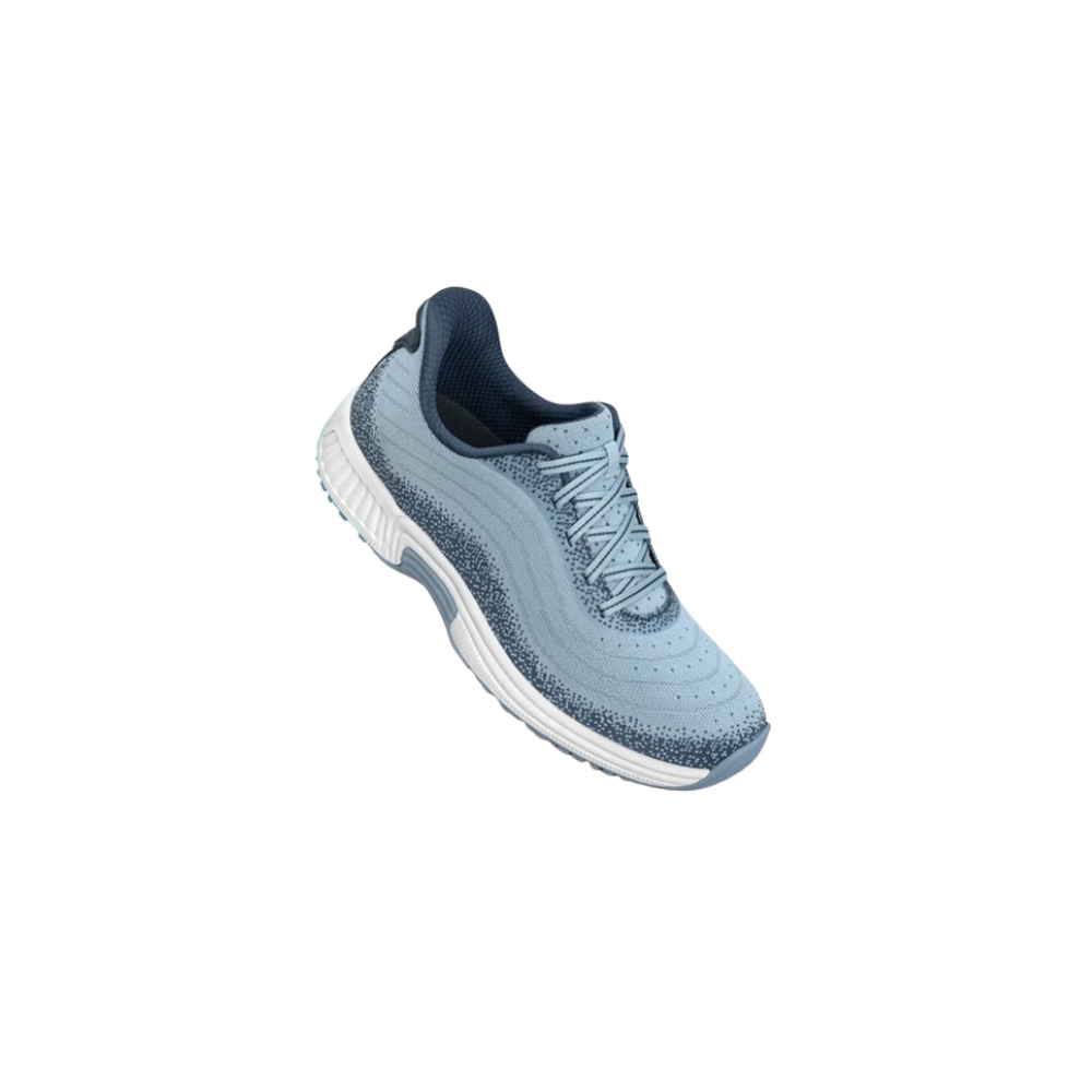 OrthoFeet Women's Kita Hands Free Sneaker - Slate/Navy
