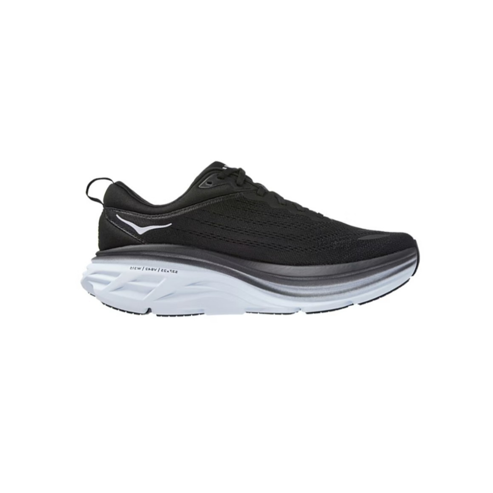 Hoka Women’s Bondi 8 - Black / White Maximal Cushioned Shoes - 1127952-BWHT | W