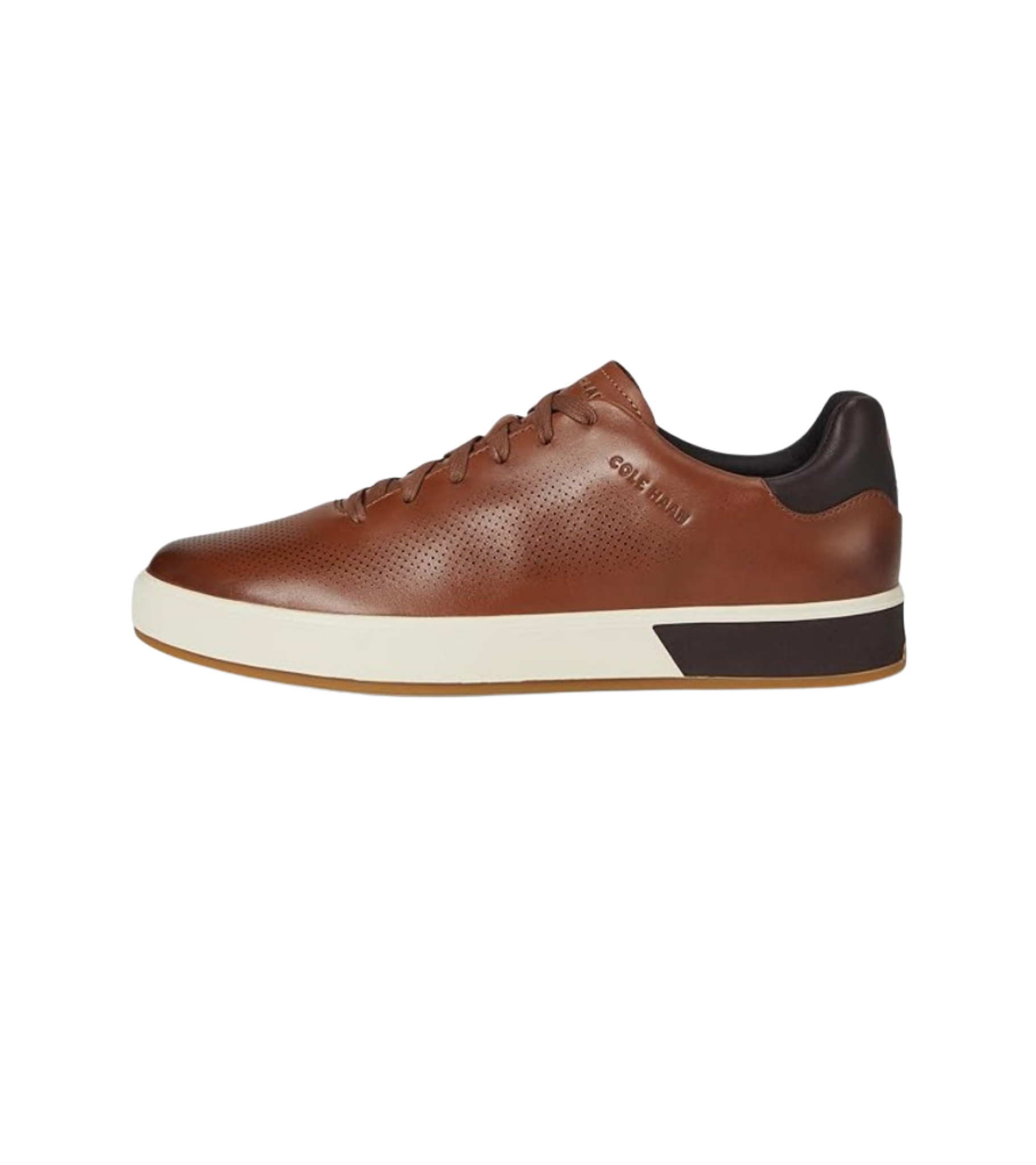 Cole Haan Men's GrandPrø Angleace Sneakers - British Tan/Dark Chocolate/Ivory