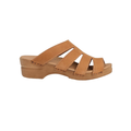 Sanita Monika Women’s Oil Leather Sandals – Chestnut