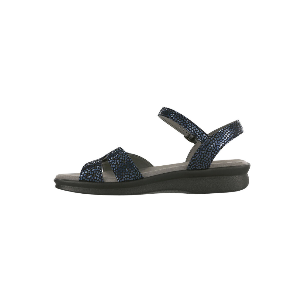 SAS Women's Duo - Quarter Strap Comfort Sandal - Navy Perla
