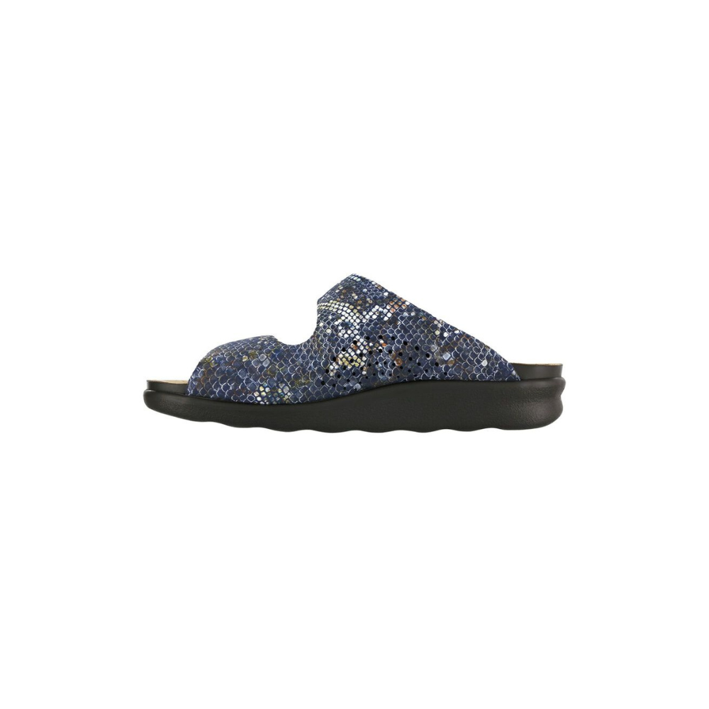 SAS Women's Cozy - Comfort Adjustable Sandal - Multisnake Navy