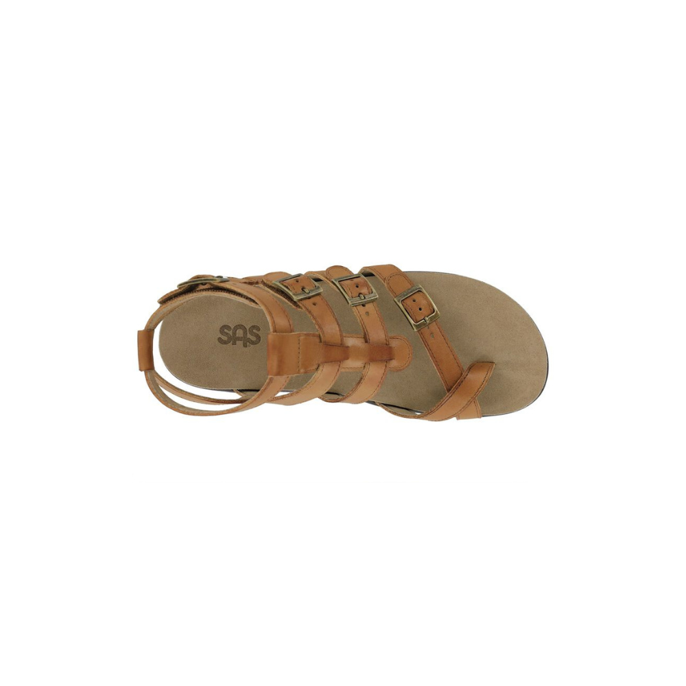 SAS Women's Aria Gladiator Leather Sandal - Hazel