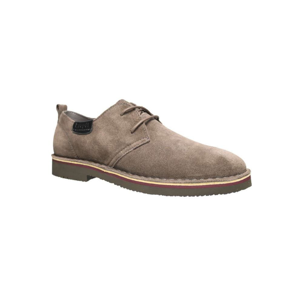 Propét Finn Men's Comfort Suede Dress Oxfords - Stone