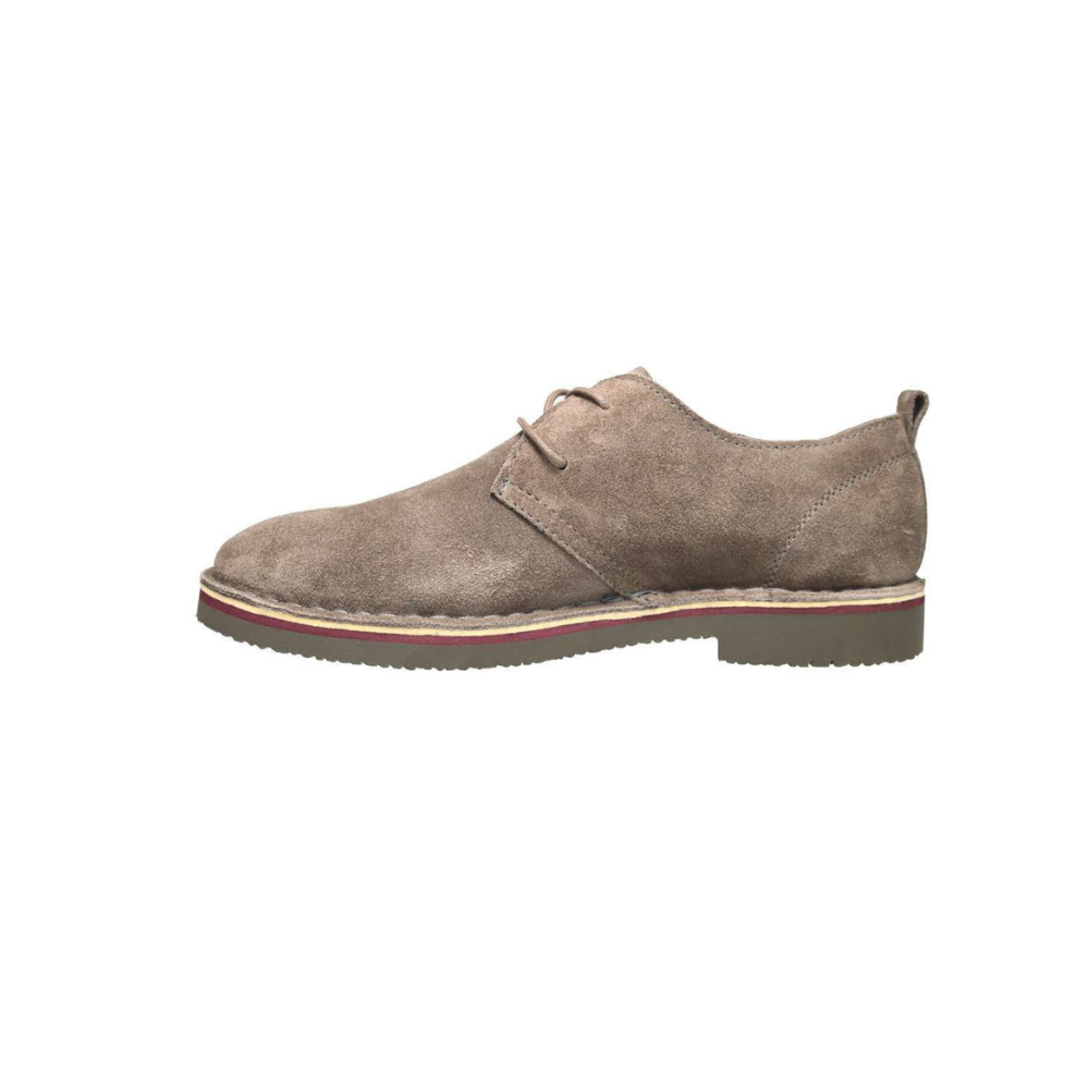 Propét Finn Men's Comfort Suede Dress Oxfords - Stone