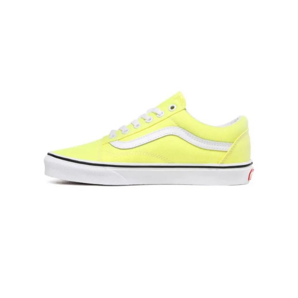 Vans Old Skool Classic (Neon) Lemon Tonic/True White Unisex Sneakers