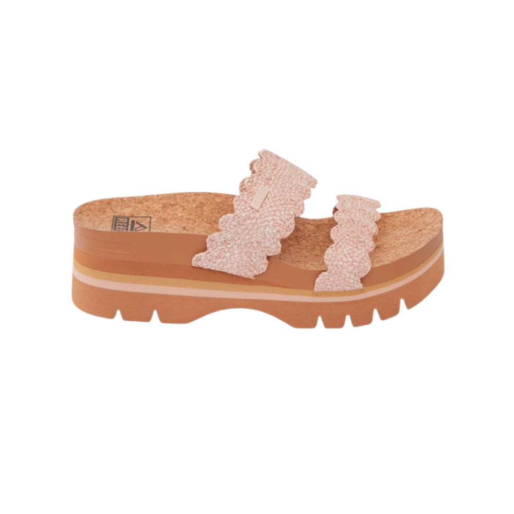 REEF Cushion Vista Higher Women’s Sandals – Scalloped Rose