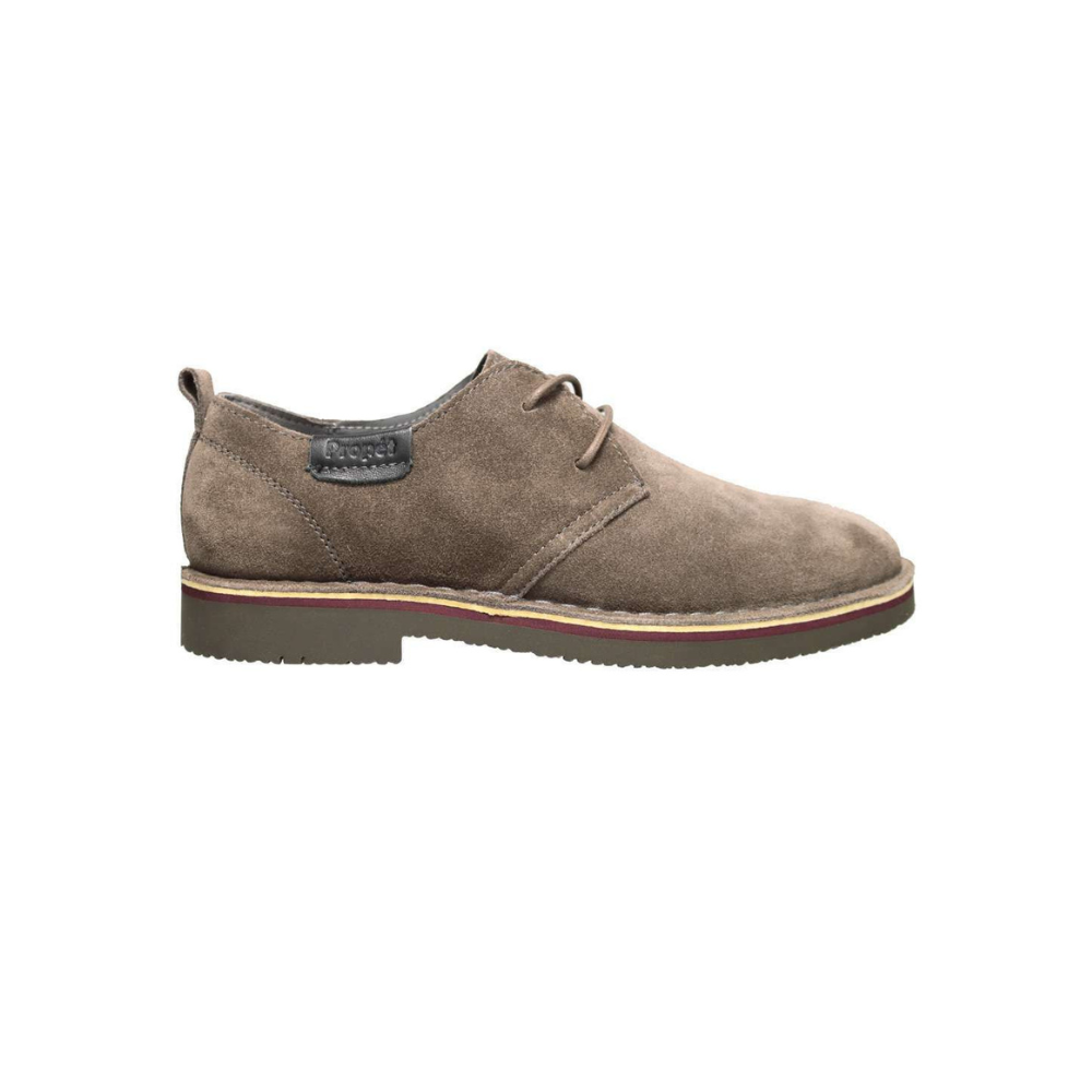 Propét Finn Men's Comfort Suede Dress Oxfords - Stone