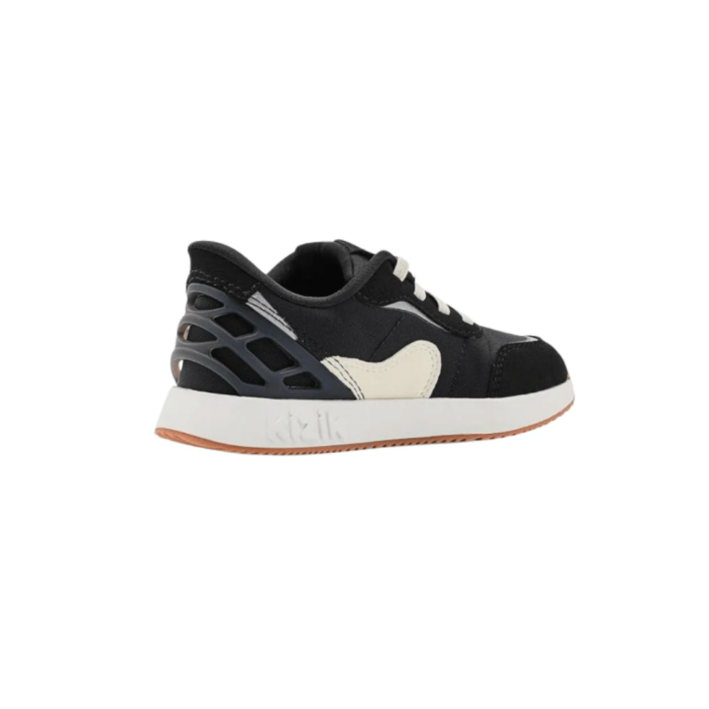 Kizik Kids' Orlando Hands-Free Athletic Sneakers - Black/White
