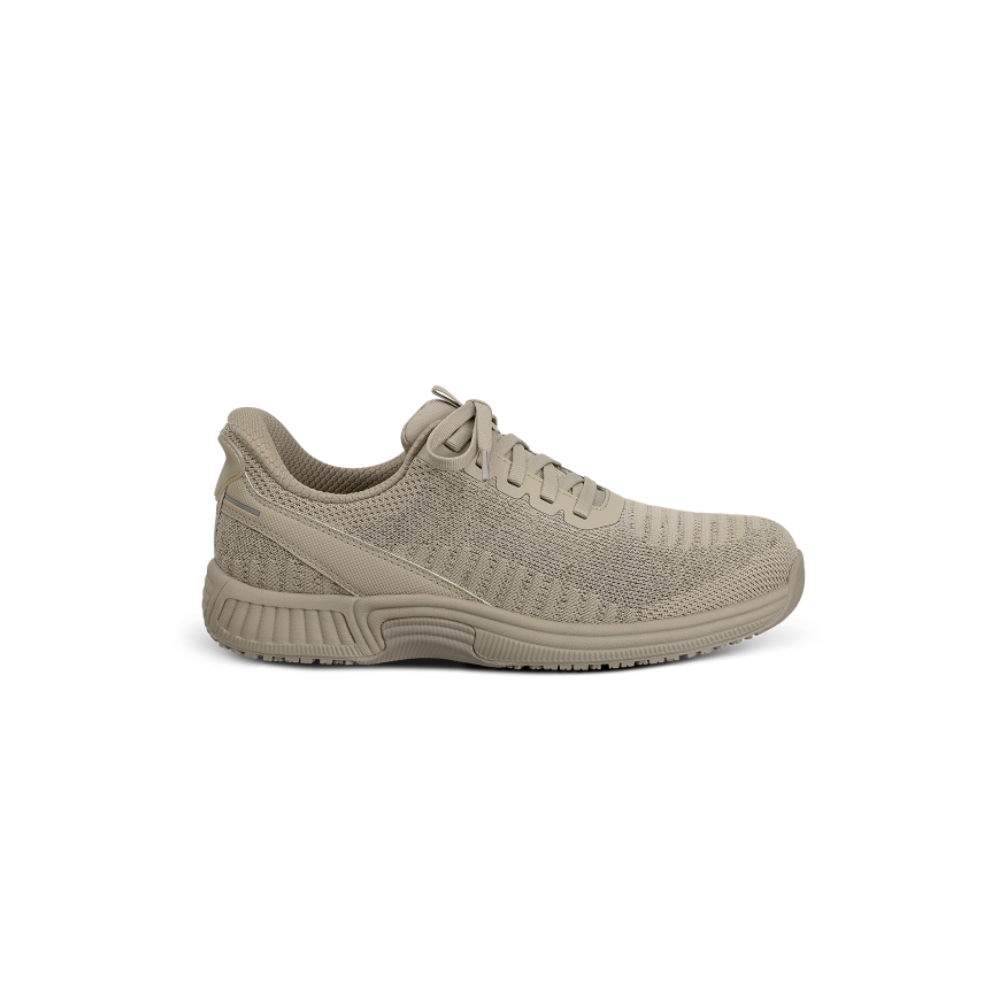 OrthoFeet Women's Kita Hands Free Athletic Sneaker - Taupe