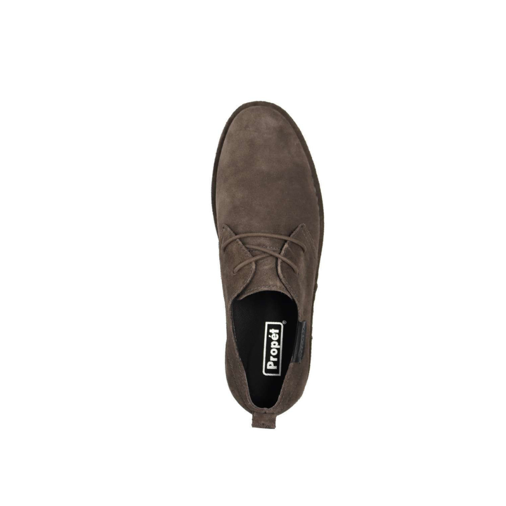 Propét Finn Men's Comfort Suede Dress Oxfords - Stone