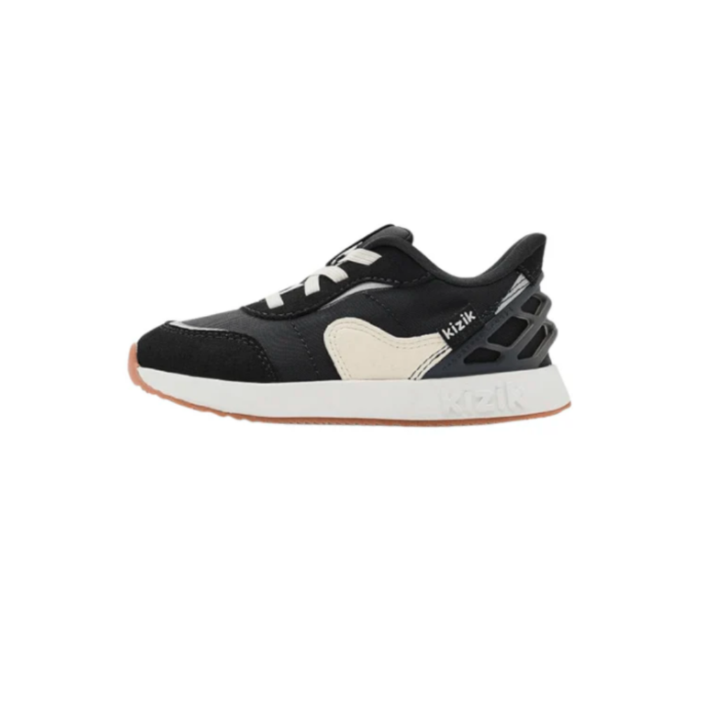 Kizik Kids' Orlando Hands-Free Athletic Sneakers - Black/White