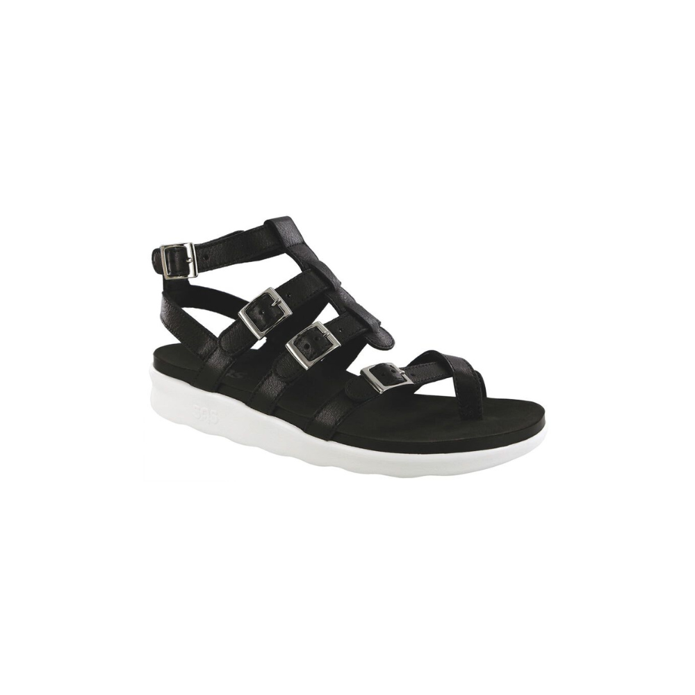 SAS Women's Aria Gladiator Leather Sandal - Gravity