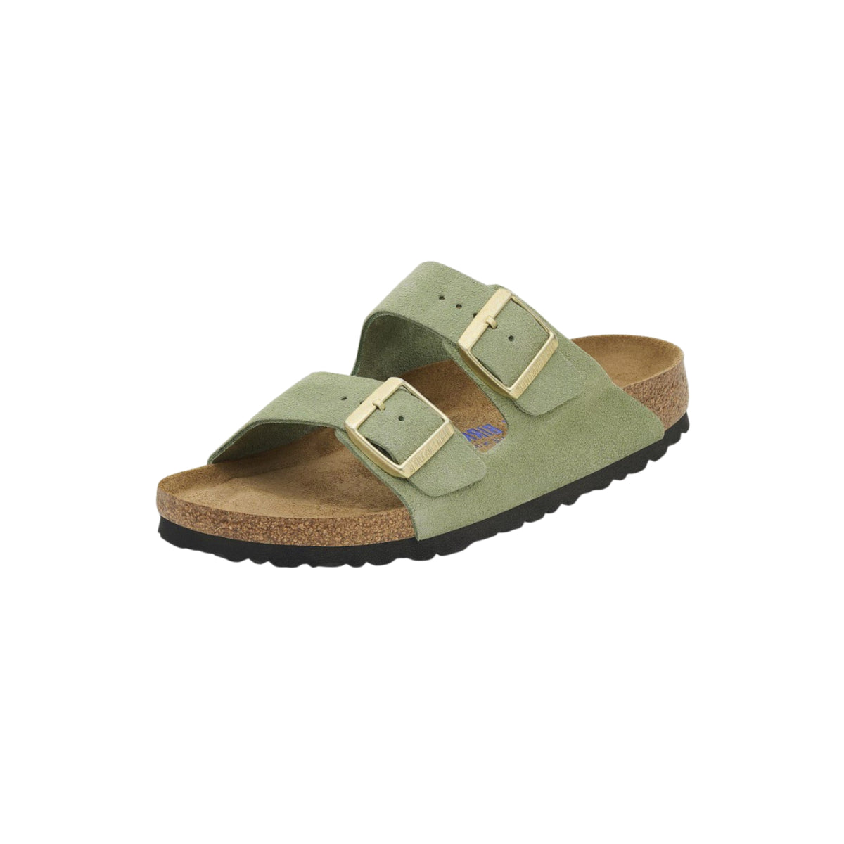 Birkenstock Arizona Soft Footbed Suede Leather Green Tea Unisex Sandal