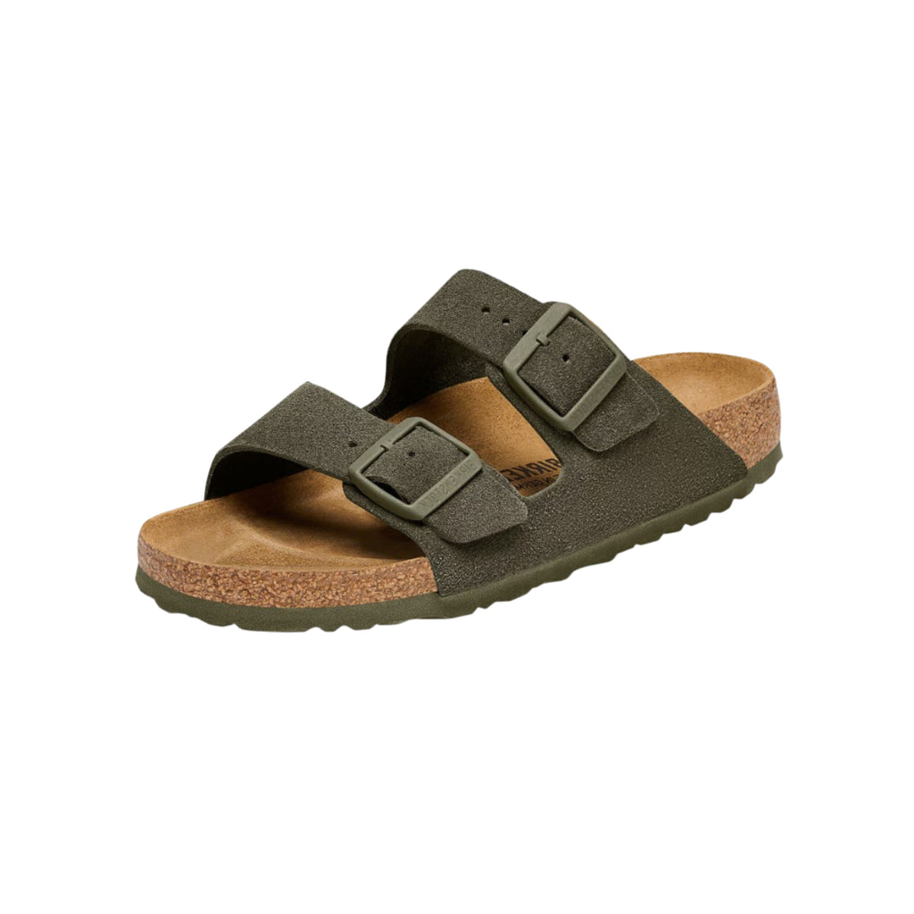 Birkenstock Arizona Suede Unisex Leather Sandal - Thyme 1025720
