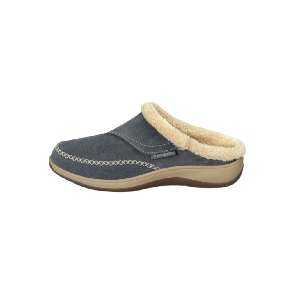 Orthofeet Women's Charlotte Orthopedic Adjustable Slippers - Gray