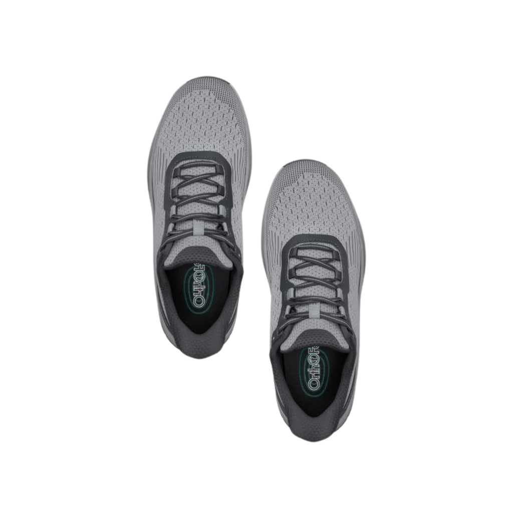Orthofeet Men's Dash Hands-Free Slip-On Sneakers – Gray