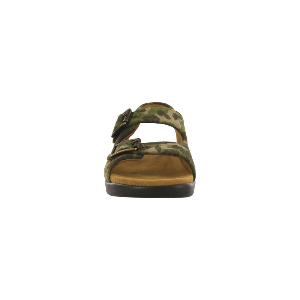 SAS Men's Bravo Leather Adjustable Comfort Sandal – Camo