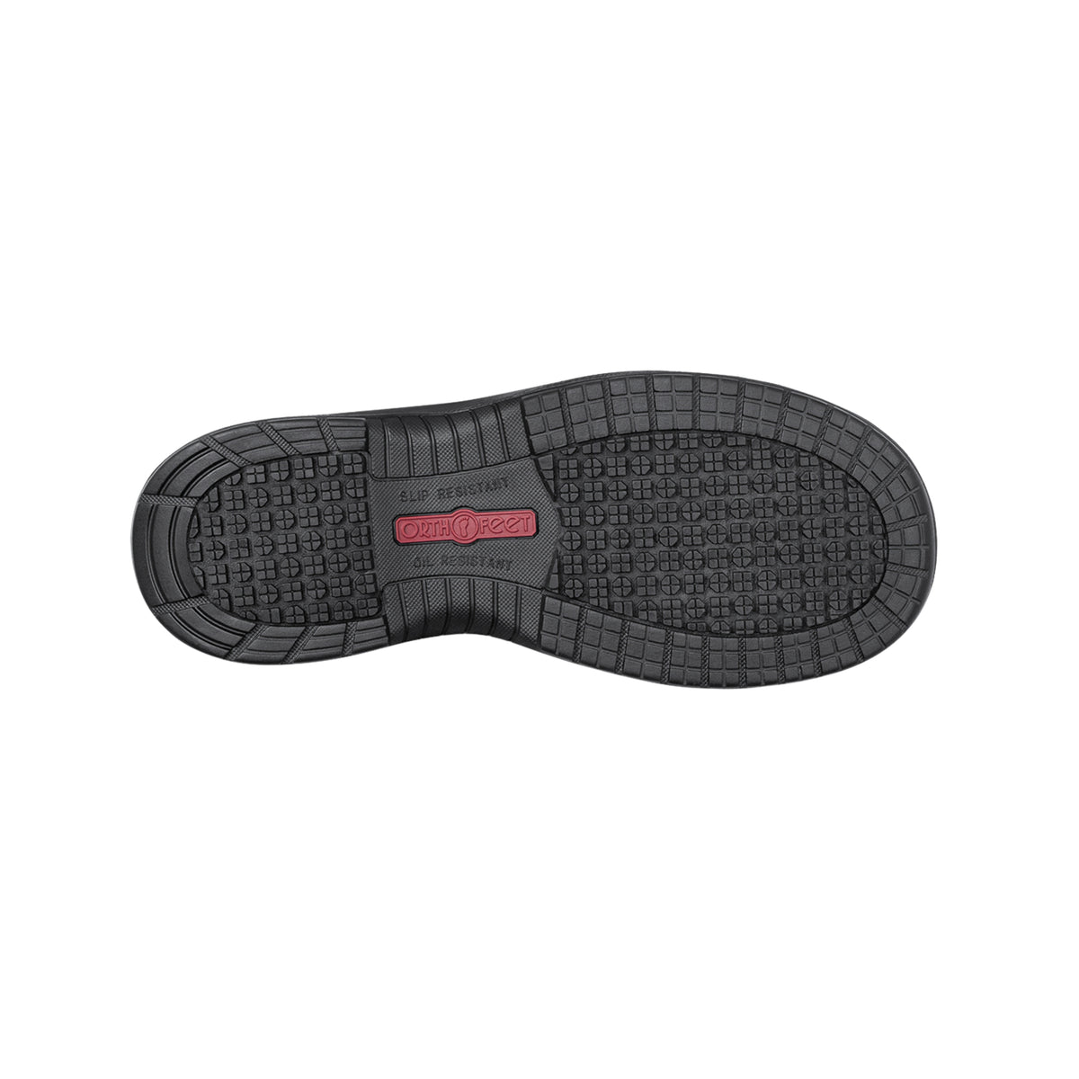 Orthofeet Men's Onyx Hands-Free Safety Toe Work Shoes - Black
