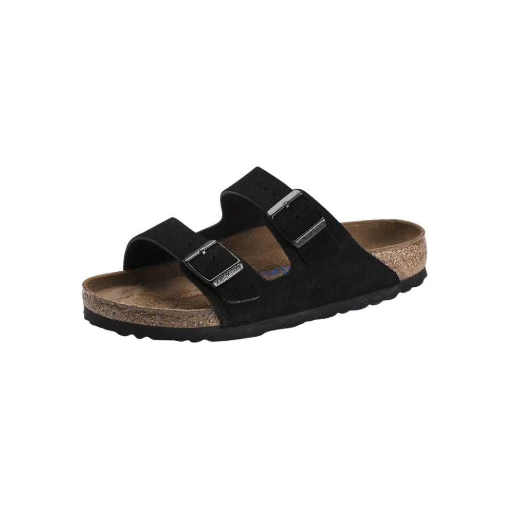 Birkenstock Arizona Soft Footbed Sandal – Black Suede