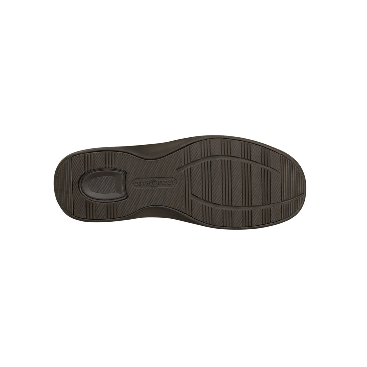 Orthofeet Men's Vito Hands-Free Suede Slipper-Shoe – Chocolate
